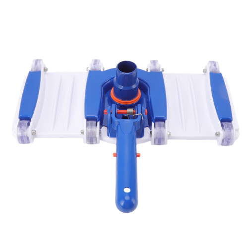 ABS Pool Vacuum Head with Wheels and Side Brushes 1