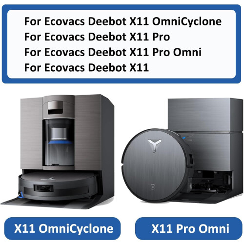 Ersatzteil-Set kompatibel mit Ecovacs Deebot X11 Serie Saugroboter 1