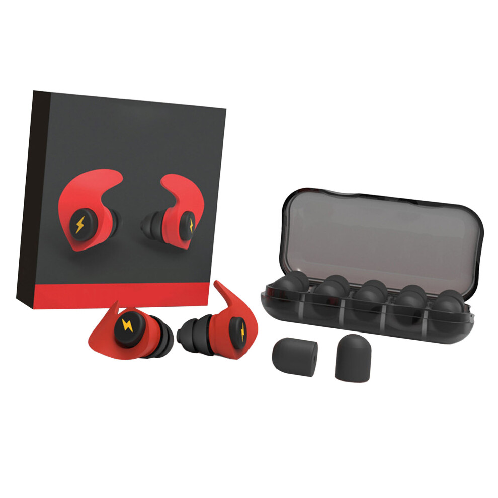 12 Pcs Reusable Earplugs for Sleep