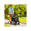 One-Click Foldable Pet Stroller, with Universal Wheels, Shock Absorber, for Medium and Large Dogs - Black 2