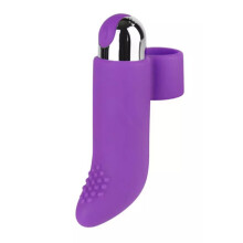 Rechargeable Waterproof Vibrator for Solo Play, Clit Stimulator with Intense Pleasure, Purple Silicone Adjustable Stimulator for Targeted Stimulation