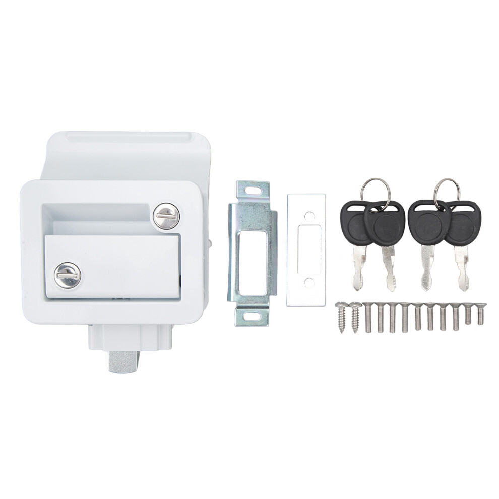 Rv Door Lock With Enhanced Security, Stable Construction & Easy Installation, Perfect For Your Camper, Horse Trailer, And Cargo Hauler 9479868277779