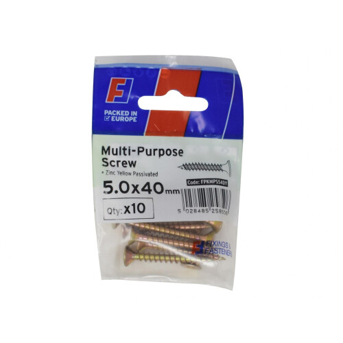 Forgefix Forgefix Multi-purpose Screws, Pozi, Csk, Zyp, Forgepack