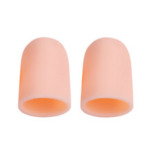 Reusable, Gel Finger Cots, Soft Gel Material, Comfortable to Wear, Powerful Stretching Elasticity, Reduces Pain from Calluses Blisters Broken Skin,