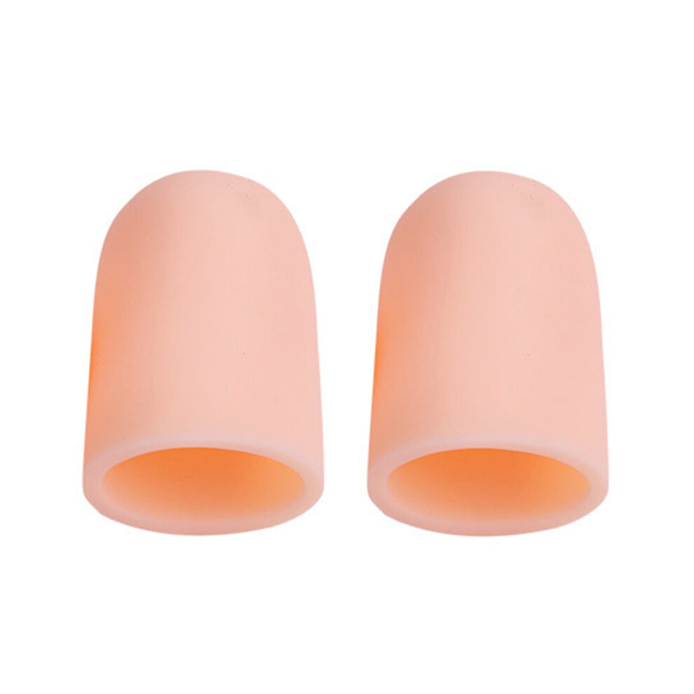 Reusable, Gel Finger Cots, Soft Gel Material, Comfortable to Wear, Powerful Stretching Elasticity, Reduces Pain from Calluses Blisters Broken Skin,