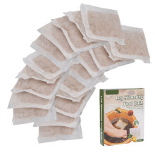 Soothing Foot Pads, 20pcs Non-Irritating Medicinal Materials for Blood Vessel Clearing, Easy to Use Pure Natural Herbs for Stress Relief and Enhanced