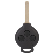 Télécommande sans clé de remplacement, compatible avec Smart Fortwo, puce PCF7941, étanche, pour une utilisation rapide des boutons.