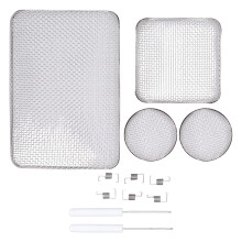 Water Heater Vent Cover with RV Flying Insect Screen, Furnace Vent Cover Featuring Stainless Steel Mesh, Noise and Scratch-Free Application for