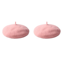 2Pièces Laine Rose Confortable Style