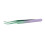 Wimpernpinzette Tight Bite Edelstahl gebogen 1