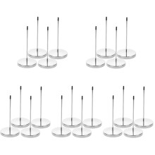 20Pièces Support Multitâche En Acier Inoxydable Pour Reçus Et Factures
