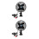 2Pièces Ventilateurs Auto 12V , Ventilation Fraîche Pour 1