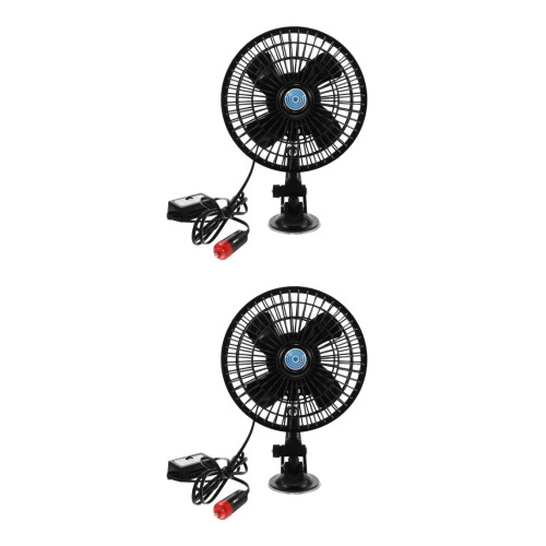 2Pièces Ventilateurs Auto 12V , Ventilation Fraîche Pour