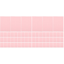 Ölabweisende Gesichtsblätter Aus Naturfasern, Rosa