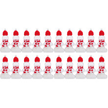 2Sets Gingerbread Plastic Beverage Bottles for Festive Storage