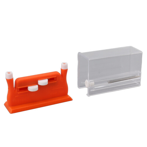 Light Weight Double Hole Design Needle Threader Easy To Operate Insertion Tool For Sewing Machine Hand Threader Durable Material Good Tool For Sewing 2