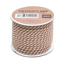Multi-Purpose Cotton Cord, Natural Jute Inspired, High-Strength Polyester Core for Outdoor Adventures & Home Decor Projects, Easy to Clean & Weather