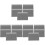 15Pcs Rubber Fader Knobs for Mixer Slider Replacement Durable Grey 1