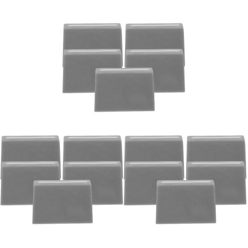 15Pcs Rubber Fader Knobs for Mixer Slider Replacement Durable Grey