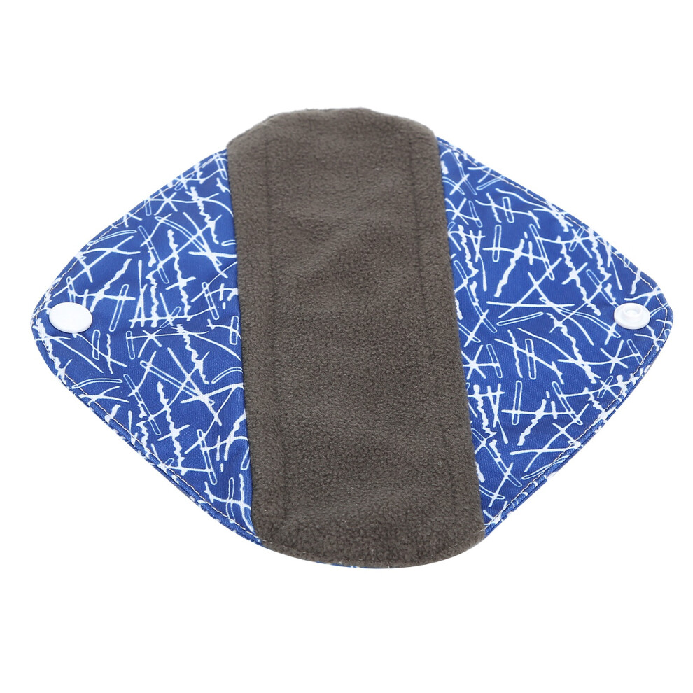 Reusable Sanitary Pads, Eco-friendly Washable Cloth Menstrual Pads, Super Absorbent Menstrual Mama Pads with Charcoal Absorbency Layers for Women's