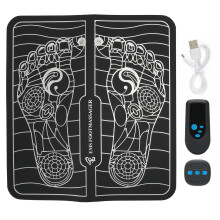 Ergonomic Design Soothing Comfort Portable Rechargeable Ems Technology For Home Office, 6Modes15Strength Levels Foot Pain Relief (Overheating