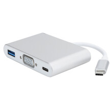 USB-C Hub, Multiport Adapter with Ultra HD Video HDMI Output & Plug and Play, High Speed Transfer USB3.0Port for Devices like Projector,