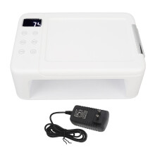 Innovative Nail Curing Lamp, Arm Rest & Retractable Tray For Salon Manicures, Touch Display & Dual Optical Wavelength Fast Drying