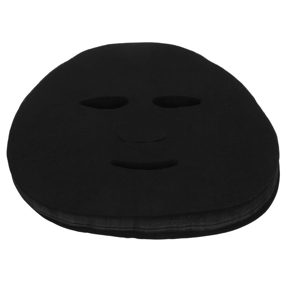 Bamboo Charcoal Fiber Facial Masks, Essential Products For Skin Care And Reduces Fine Wrinkles, Convenient Use And Decomposable Material, 100Pieces