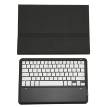 Skridsikkert beskyttelsesetui, trådløst tastatur med touchpad-bevægelser, aftageligt Bluetooth 12,4" cover med varmeafledning, automatisk