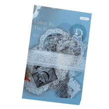 Scrapbook DIY dekorációs lapok esztétikus matricák gyűjteményéhez, PET anyagból vintage stílussal és változatos alkalmazásokkal, könnyen
