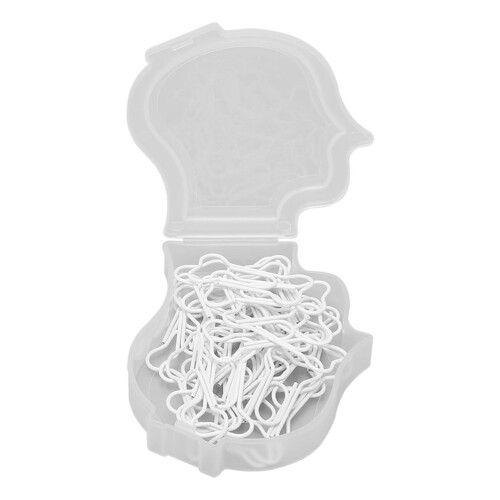 30Pcs Bone Shape Plastic Covered Wire Fancy Paper Clips, MultiPurpose Bookmarks 1