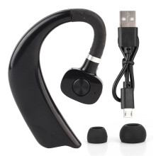 Stylish Single Ear Bluetooth Headset, Clear Voice with Noise Canceling Mic, Comfortable Fit Design for All-Day Wear, Waterproof Design for Outdoor