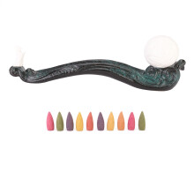 Unique Antique Ceramic Incense Tower, Fantasy Mythical Dungeons And Dragons Inspired Design, Perfect For Meditation And Relaxation, Improves Sleep