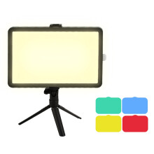Illuminate Your Vision, Softlight Studio Light With Adjustable Tripod Stand And Replaceable Filter Panels, High Brightness Lamp Beads For Live