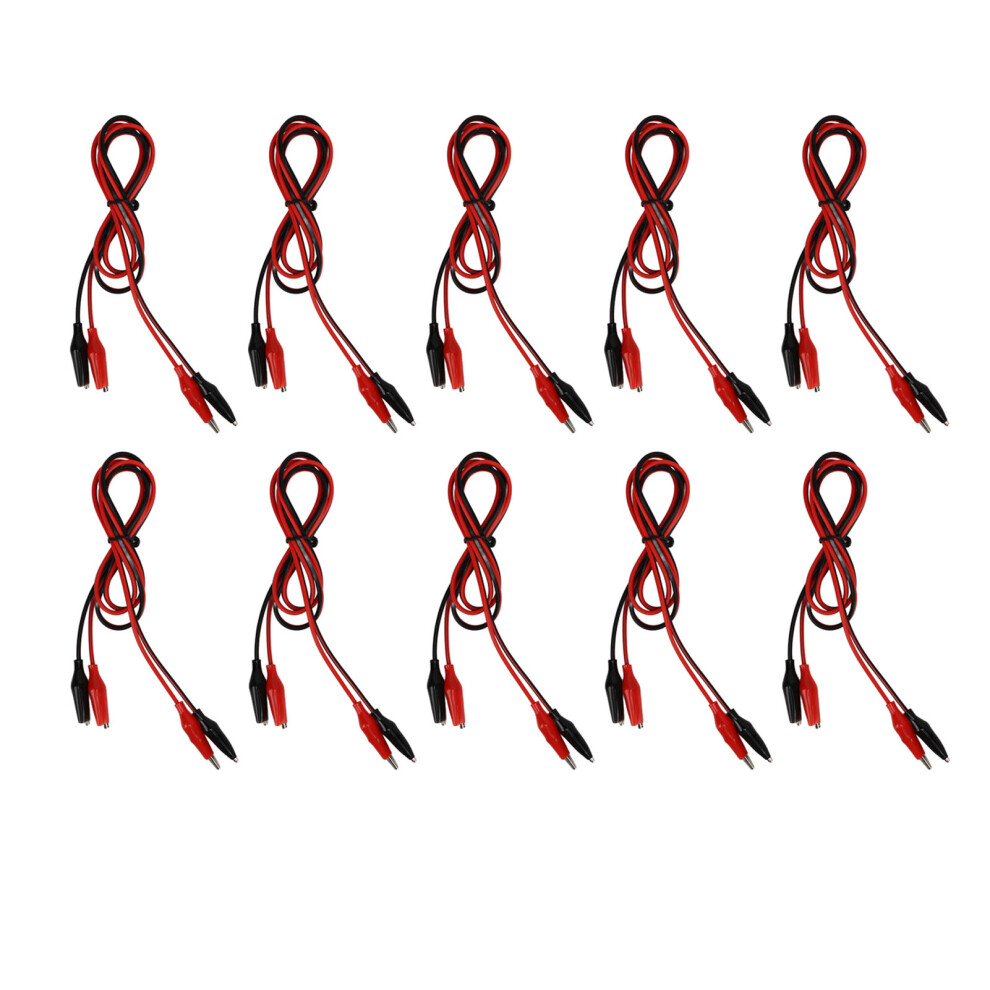 Alligator Clips, Insulated Test Leads For Circuit Connection, With Adjustable Clip Exposure And Strong Spring, Providing Safety And Reliability In 9479868665705