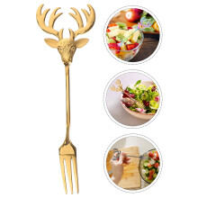 Set of 5 Mini Dessert Forks with Adorable, Stainless Steel Cute Multi-Color Forks for Fruits and Appetizers