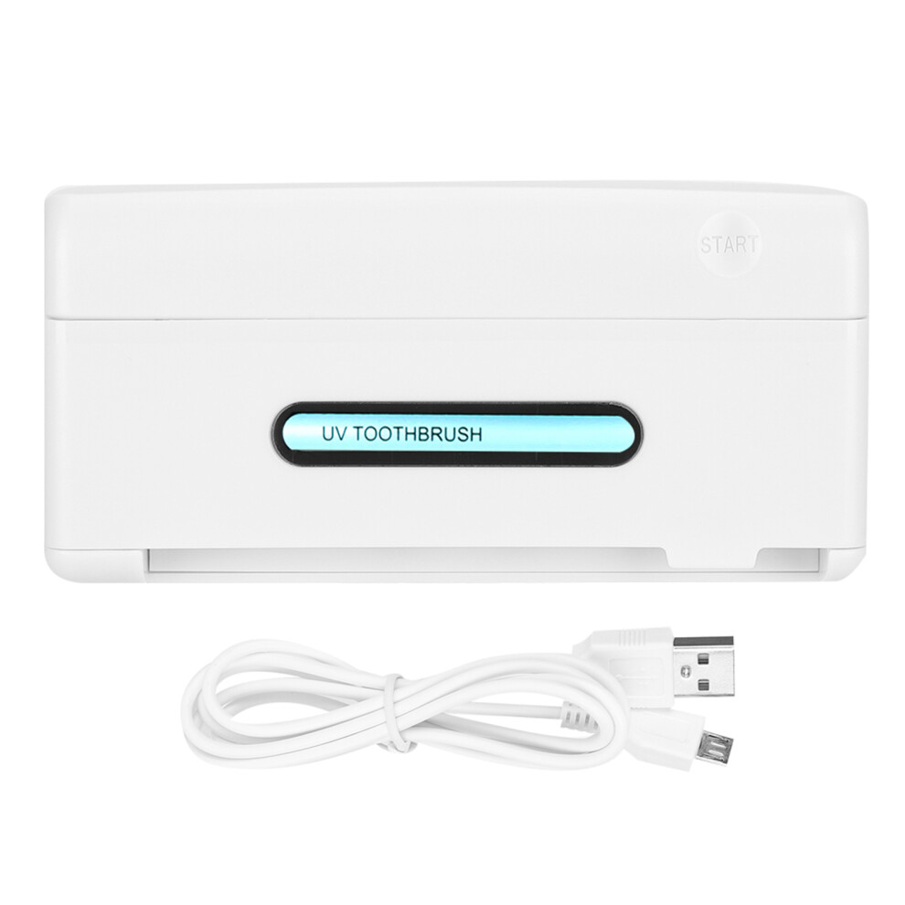 Light Efficient Toothbrush Sanitizer, Uv Technology For All Toothbrushes, Rechargeable Case With Automatic Operation, Travel Cover, Wireless