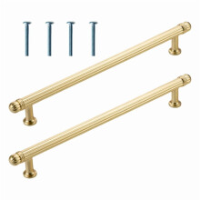Multipurpose Brushed Gold Cabinet Pull Zinc Alloy Handle