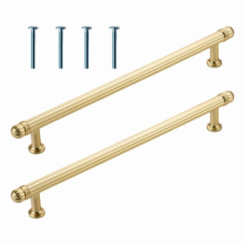 Multipurpose Brushed Gold Cabinet Pull Zinc Alloy Handle