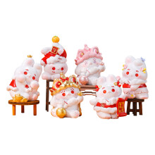 Hasenornament aus Kunstharz, 82 x 72 x 97 mm