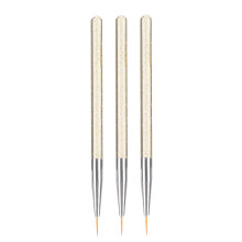 Glamorous Liner Brushes Set, Nail Art Pens for Precise Short Strokes & Small Details, Durable Quality Brush Hair for Longevity