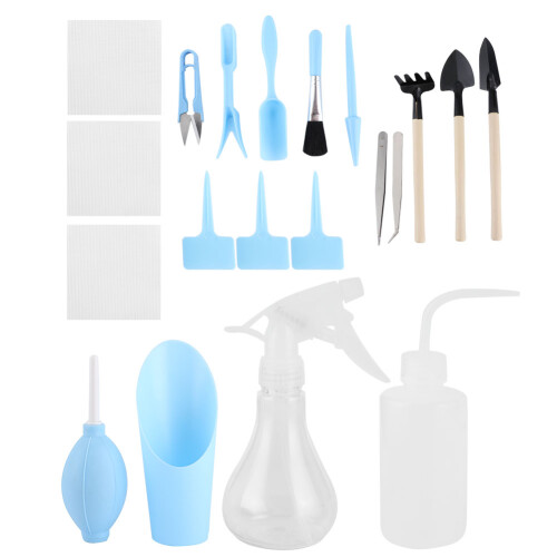 19Pcs Succulent Tool Set for Bonsai & Indoor 2