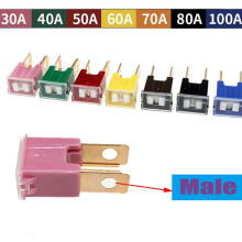 Car Auto Fuse PAL Male Slow Blow 100A 80A 70A 60A 50A 40A