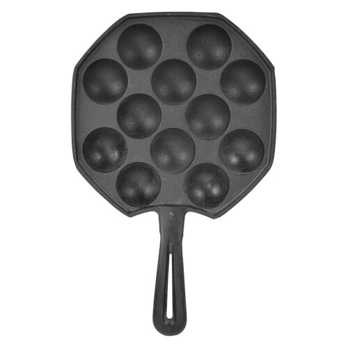 Cast Iron Egg Puff Pan12Holes29.5cm