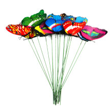 15pcs PVC Butterfly Plant Inserts7cm
