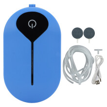 Bomba de aire portátil recargable por USB para peces con piedra difusora
