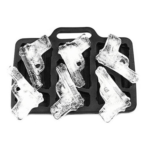 Handgun-Shaped Silicone Ice Tray, 1Pack
