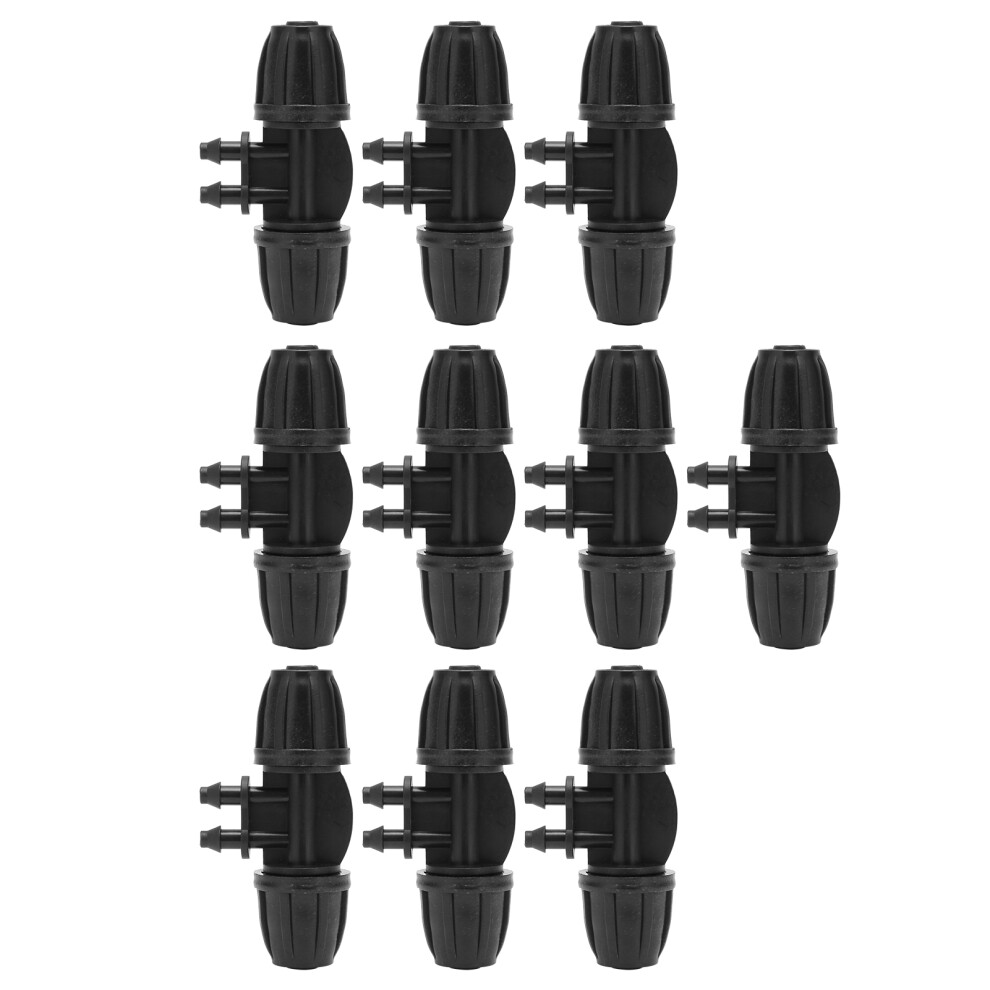 10X Reducing Hose Connector 4-Way Barbed 8/11 To 7293282554788