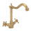 Antique Brass Bathroom Faucet Double Handle 2