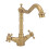 Antique Brass Bathroom Faucet Double Handle 4